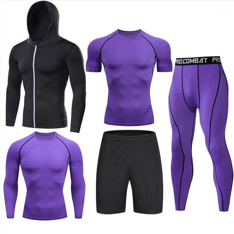 

Running Sets Men's Compression Set Tight Legging Shirt Pant1, Bh4