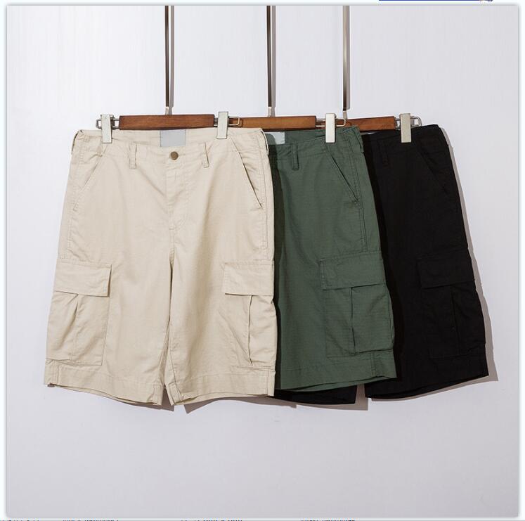 

Summer Mens Wip Aviation Short Joggers Pants Male Designer Trousers Beige Black Green EU Size 3 Colors #DK626