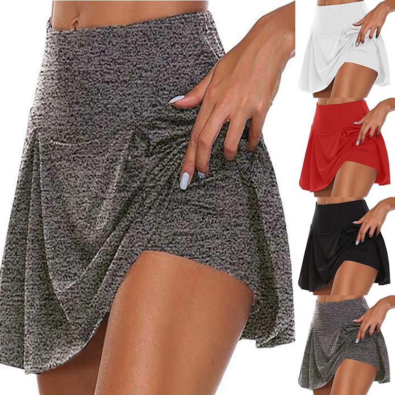 

Skirts Fitness Pants Fashion Black Elastic Waist Loose Shorts Ladies Sexy Slim Short Summer Red Women, White