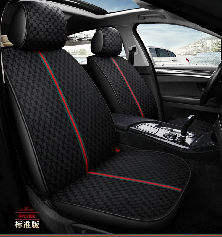 

2021-11 Auto Internal protection accessories car seat cover for sedan truck SUV Linen stitching leather Luxury Universal Protector Cushion (