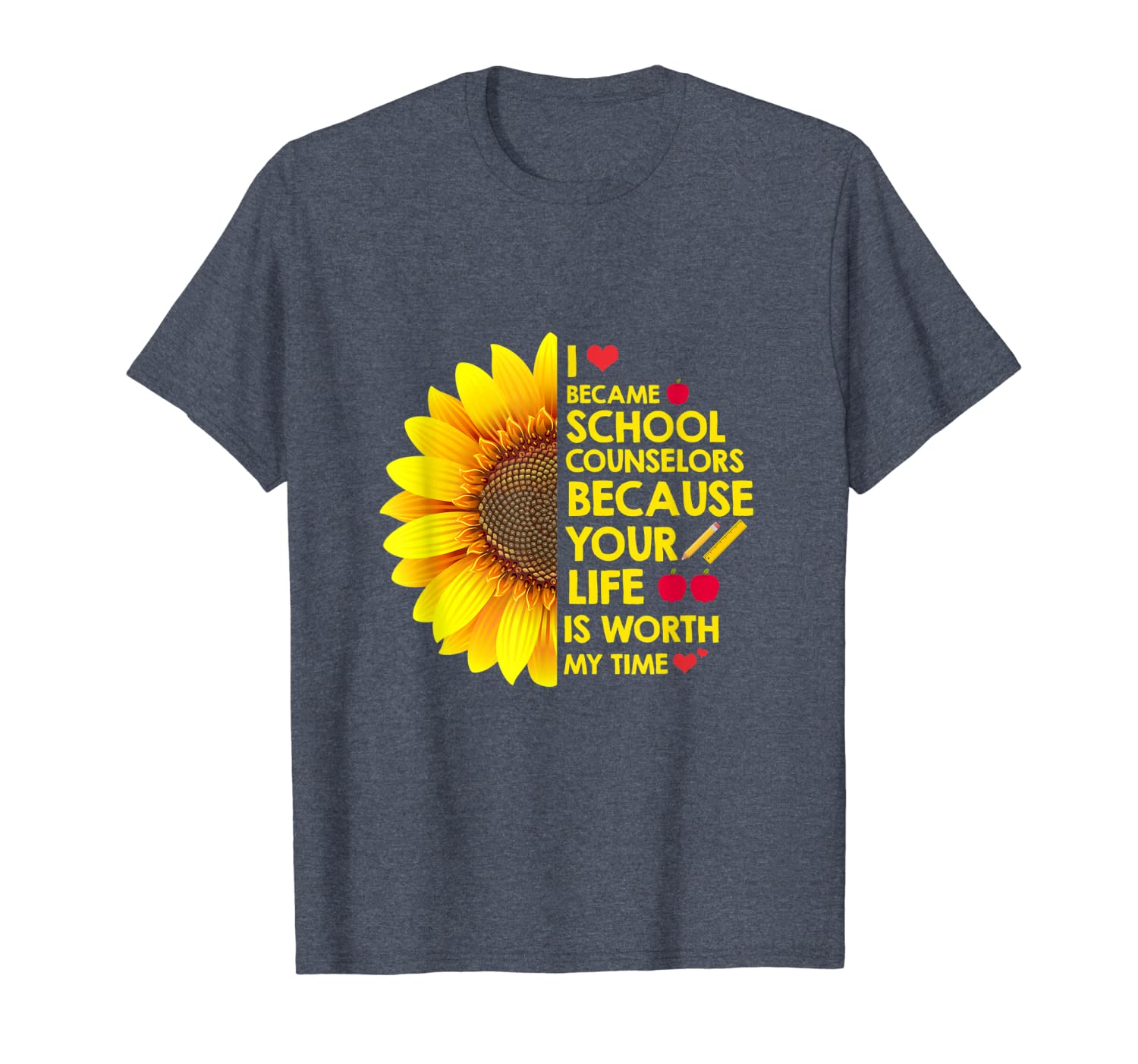 

school counselors apparel funny back to school gift women, White;black
