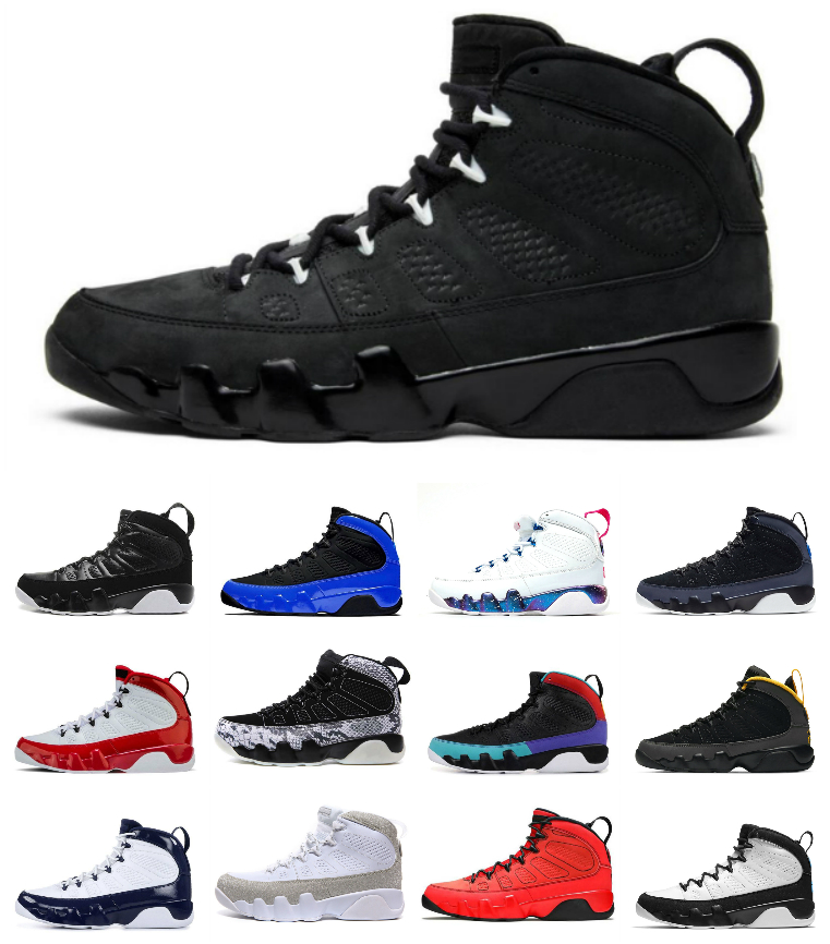 

Jumpman 9 Men Basketball Shoes Change The World Dream Bred Gym Red University Gold Silver Glitter 9s OG Racer Pearl Blue Snakeskin Mens Sports Trainers Sneakers, Box