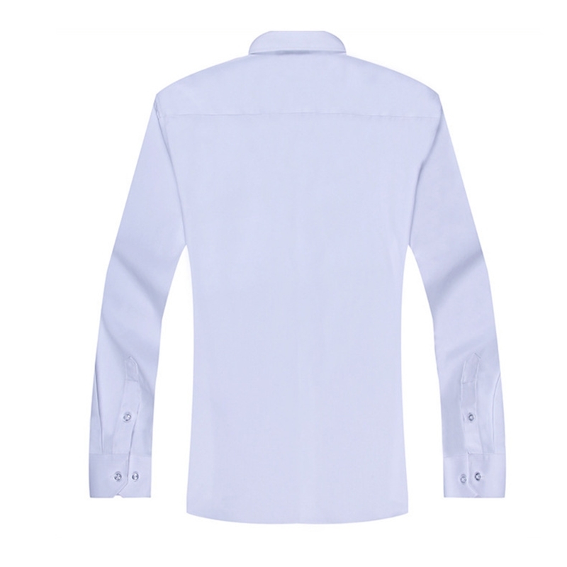 Business men&#039;s long short sleeve slim fit professional shirt-image-707061440