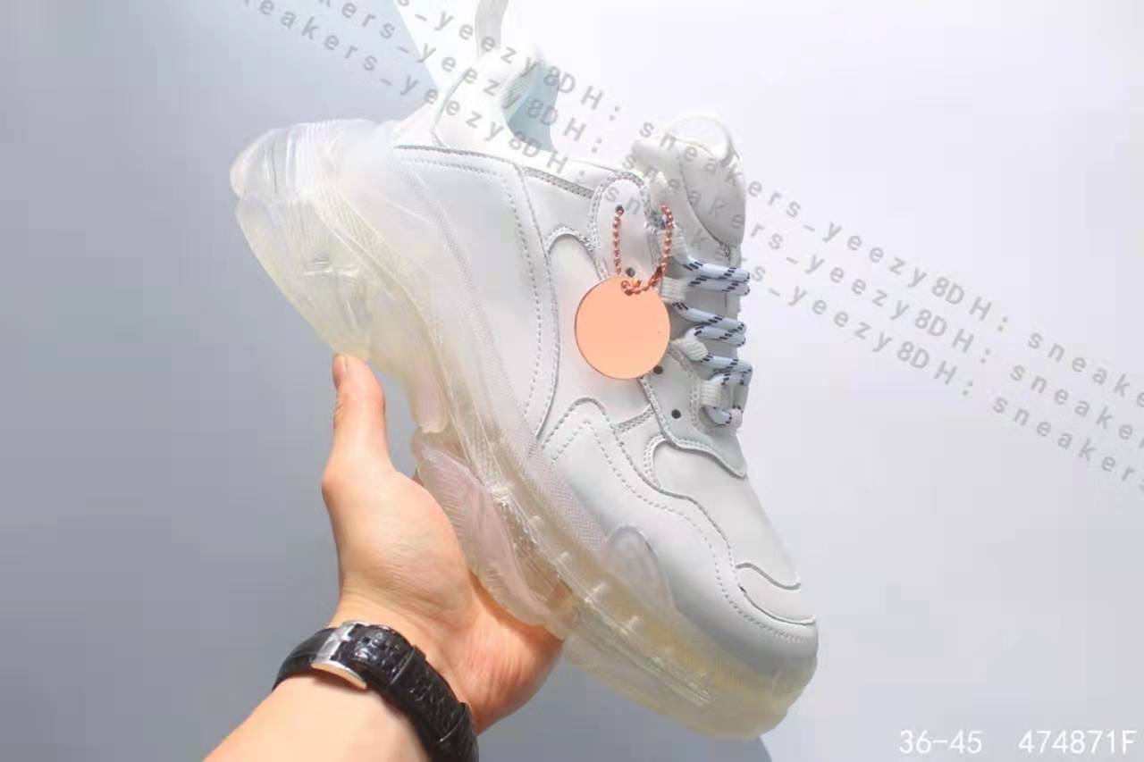 

Top 1 1s Parisian casual shoes tri s see through luminous shoe heighten father shoess sport black oversize men women beige purple bestquality running Chaussures, 11111111