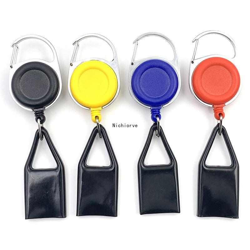 

Premium Colorful Rubber Lighter Sheath Case Plastic Lighter Leash Clip to Pants Retractable Reel Metal Keychain Lighter Holder FY4422