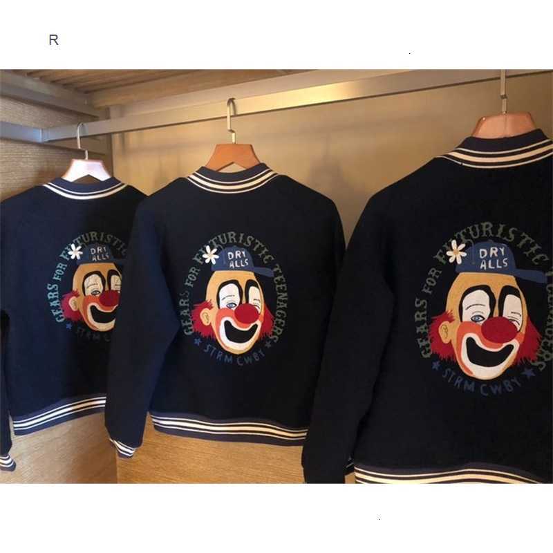 

Rare INS, Yu wenle, Fei Dong, Nigo, same human made wool clown Chen Guanxi jacket, Black