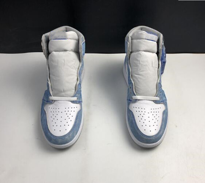

basketball shoes men athletic shoes Jumpman 1 Hype Royal White Blue 555088-402