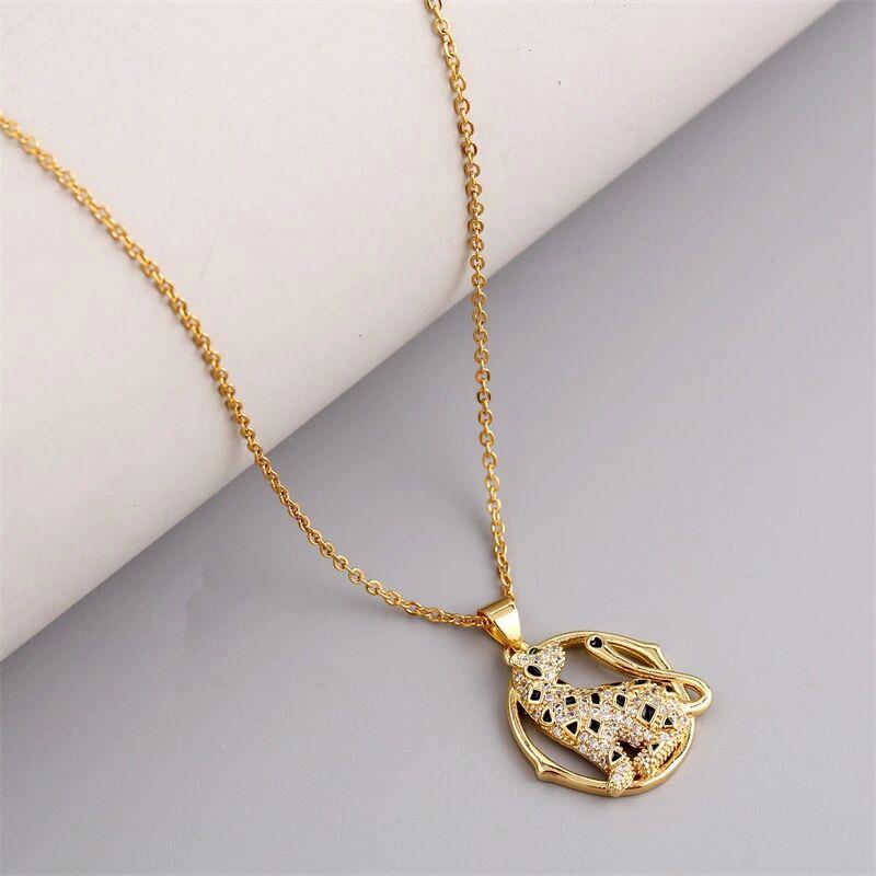 

Chains 2021 Fashion Jewelry Leopard Necklace Gifts For Others