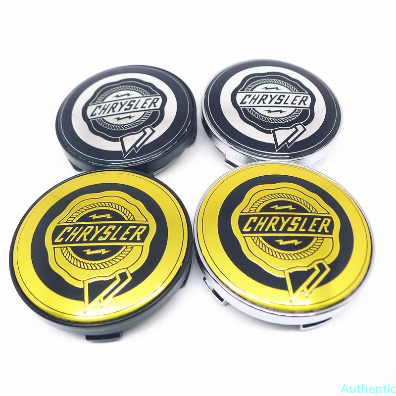 

4pcs 60mm For Chrysler Car Wheel Center Hub Rim Cap Styling Cover 56mm Emblem Badge Accessories