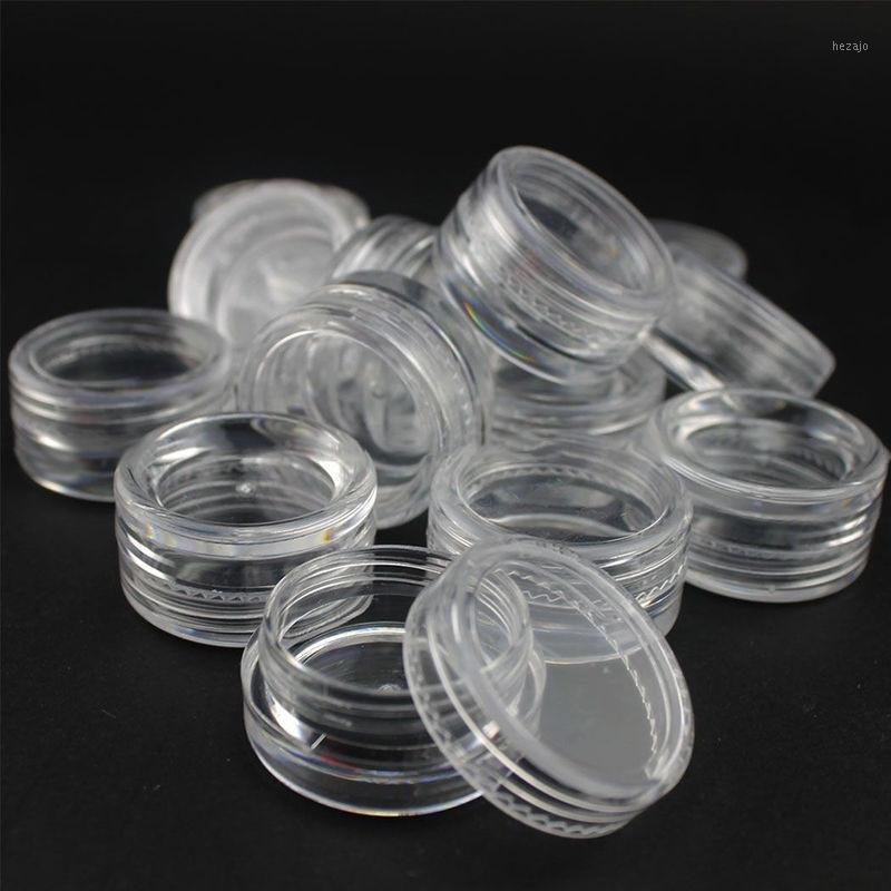 

Storage Bottles & Jars 50Pcs Portable Mini Plastic Empty Cream Bottle Nail Art Eyeshadow Makeup Case Face Lip Container Pot
