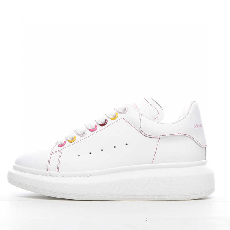 Mcqueen Small White Shoes Women's 2021 Summer New Thick Bottom Muffin Casual Flat Sole Single Hair