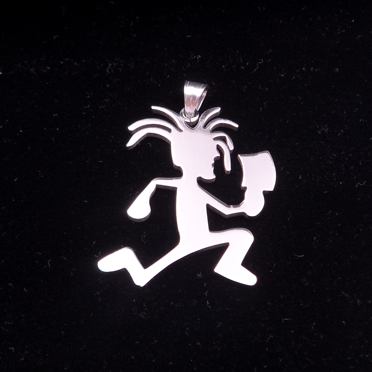

Dreadlock Hatchetman Juggalo Pendant For Mens Stainless Steel ICP Necklace 30'