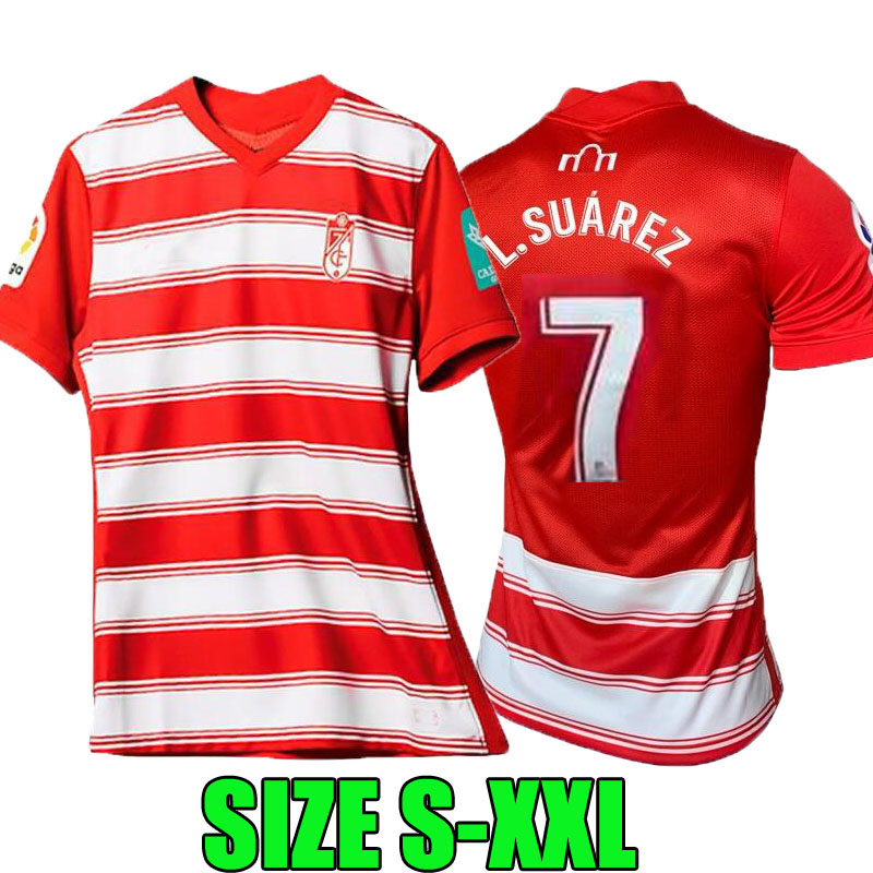 

21 22 Granada CF soccer jersey MOLINA soro Germán L. Suárez A.PUERTAS 2021 2022 DOMINGOS D. D.MACHIS AZEEZ C.NEVA home away 3rd men shirt customized Football uniforms tops, Home jersey