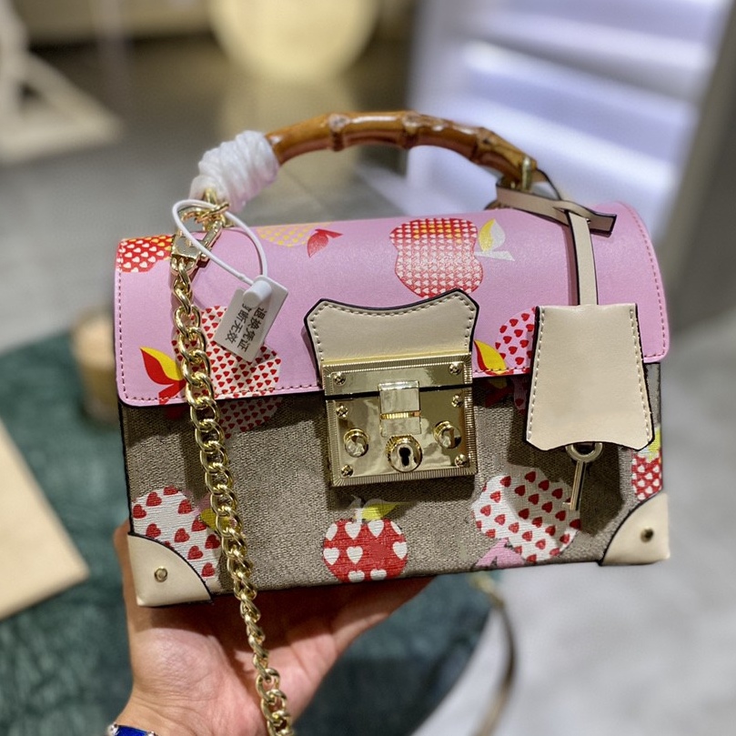 

Classic luxurys designer apple flower bag letter pattern luxury ladies handbag tote wallet shoulder bags crossbody purse fashion lady cosmetic case clutch purses, Customize