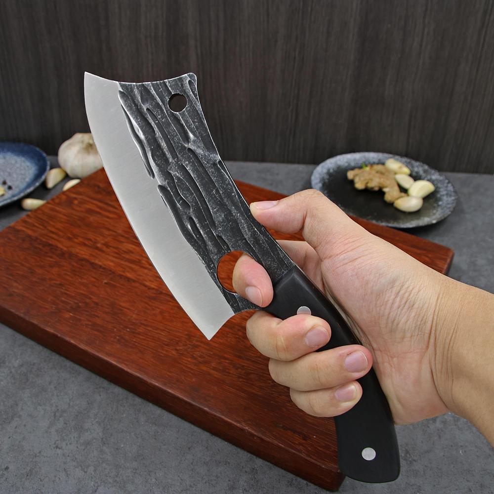 

6inch Handmade Forged Boning Knife Meat Cleaver Kitchen Knives Stainless Steel Chef tools Cooking Cutter Butcher tool