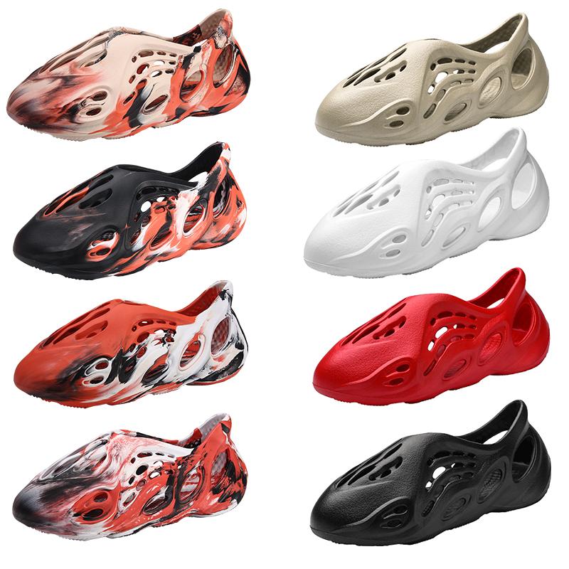 

Foam Slide Runners Slippers For Men Women Clog lady sandals EVA MXT Loafers Woman Man Tainers bone camouflage Vermilion Ochre Designer Beach, Extra payment