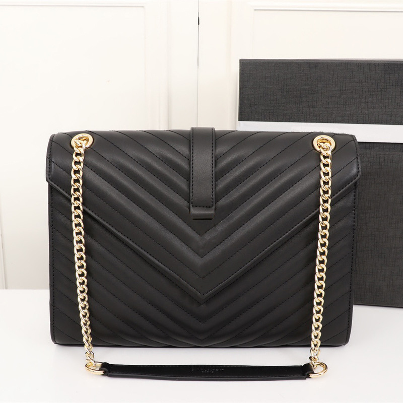 

New style shoulder bag 26588 Perfect beyond your imagination Interior Zipper Pocket Genuine Leather Chains Plain Fashion fashion bags