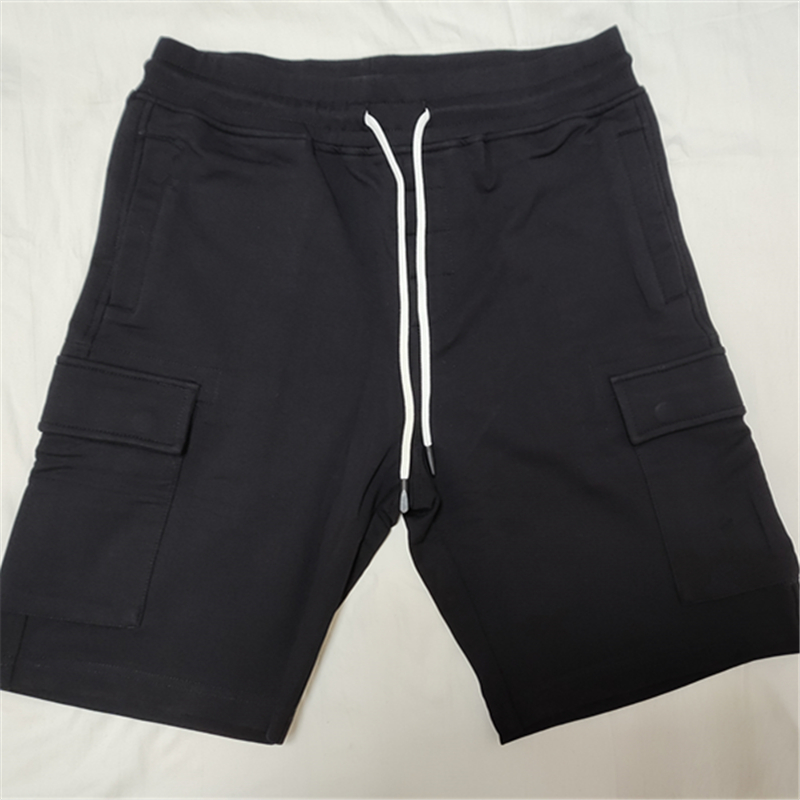 Topstoney 2021 summer new men&#039;s cotton jogging shorts solid casual beach pants fashion sports men&#039;s shorts-image-710826928