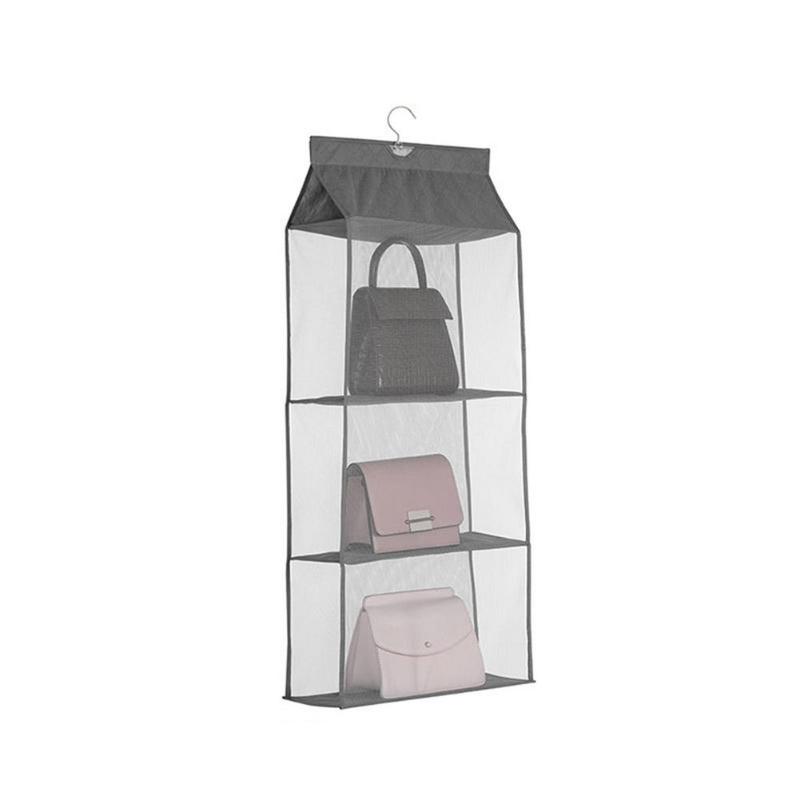 

Storage Boxes & Bins Handbag Hanging Bag Dustproof Organizer Wardrobe For Closet