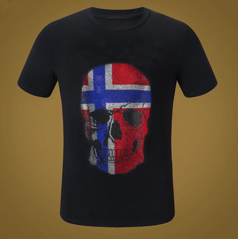 

2021 New Brand Creative Diamonds T-shirt Summer Cool Tshirt for Men Personality Top Tees D71v, As shown