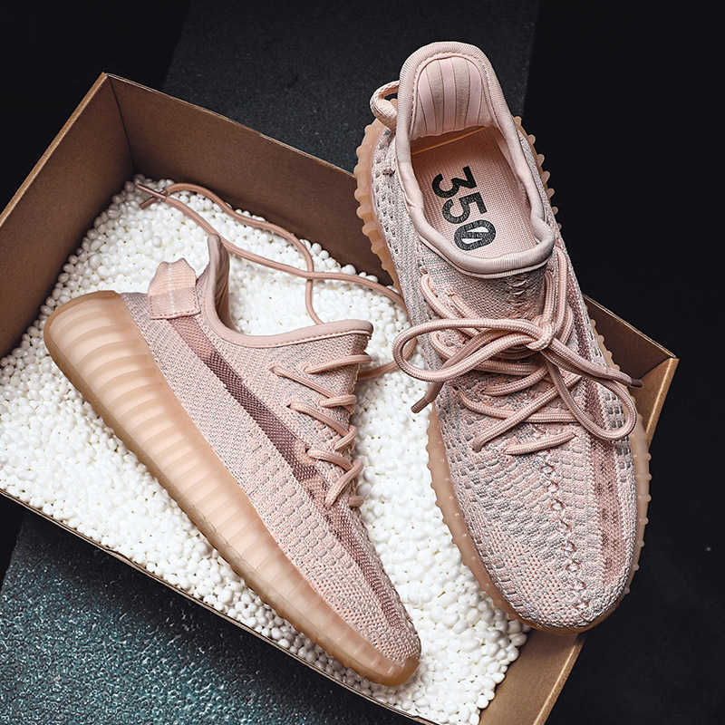 High Version New Putian Luminous Coconut Shoes in Spring and Summer Men's 350 Soft Soled Really Explosive Sports Casual