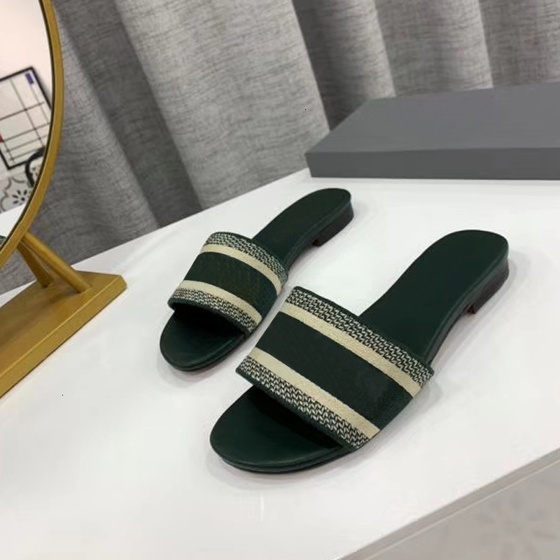 

luxo, Sandals Novo letras design bordadas, sandálias verão, chinelos planos, moda, ao ar livre, praia sem caixa BHTB, 1# shoe box