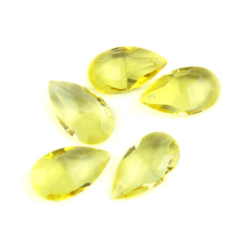

38mm/50mm/63mm/76mm Topaz Water Drop Almond Crystal Lighting Trimming Pendant Glass Hanging Chandelier Parts For Lamp Prism