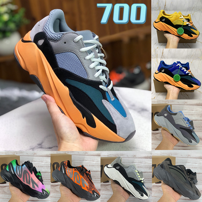 

With Box 700 MNVN wash orange running Shoes reflective cream sun bright carbon blue pink vanta bone OG solid grey men women sneakers, Bubble wrap packaging
