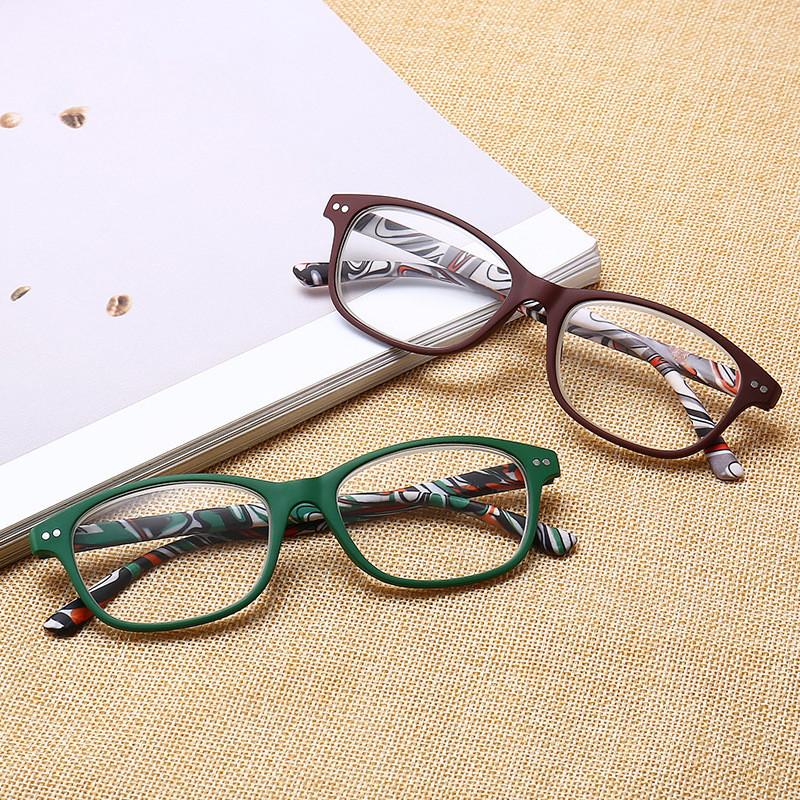 

Sunglasses Fashion Square Frame Reading Glasses Men Women Hyperopia Retro Presbyopia Eyeglasses Diopter+1.0+1.5+2.0+2.5+3.0+3.5+4.0
