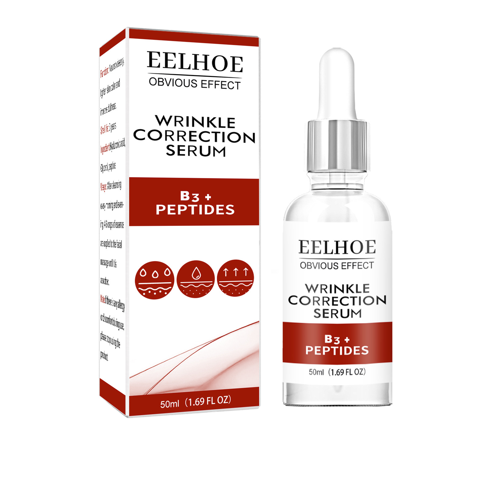 Free freight EELHOE OEM ODM Facial Serum Lifting Firming Fade Fine Wrinkle Treatment Moisturizing Brightening Essential Oil-image-753294950