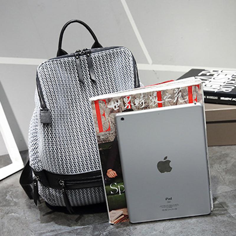 

Teenage Girl Children Backpacks Travel Bag Breathable Backpack Women Backpack Fashion Women Shoulder Bag solid color School, Black