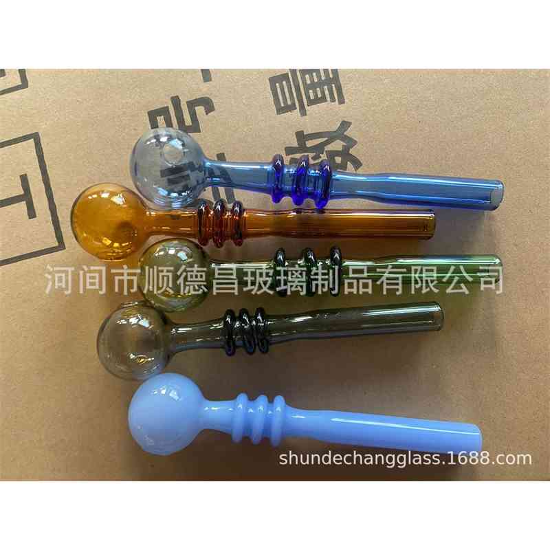 

New color random hair glass bong cigarette accessories