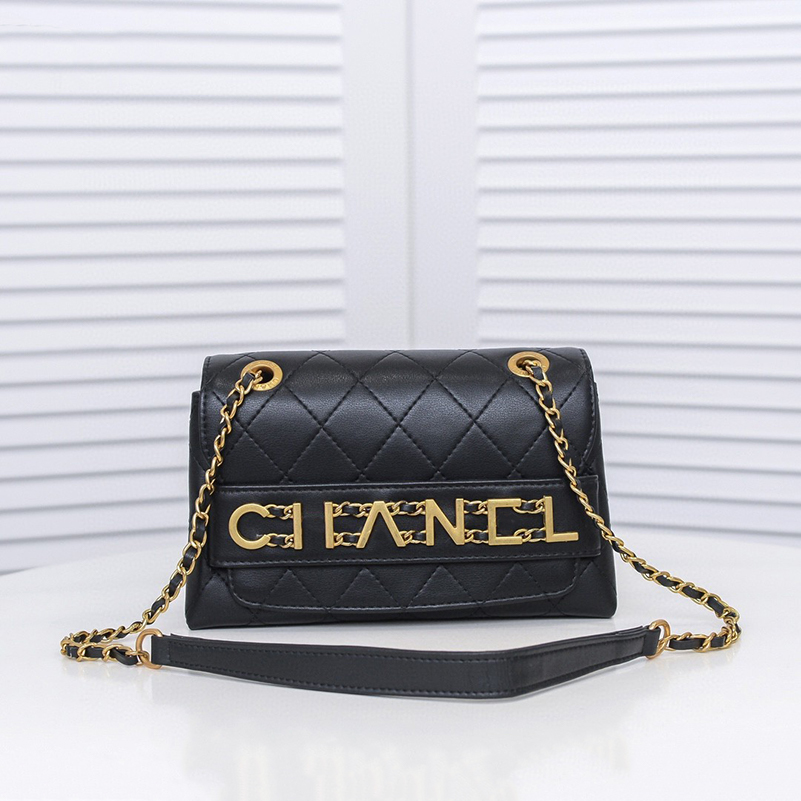

Classic Handbag Luxurys Designers Bags Channel Women Bags Fashion Handbags919 Chain shoulder bag Diamond Lattice Lambskin Gold-Tone Metal