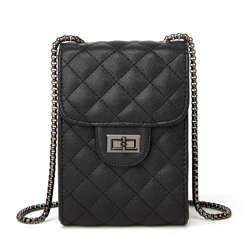 

Cross Body PU Leather Luxury Designer Mini Handbags For Women 2021 Girls Female Shopper Wallets Fashion Diamond Mobile Phone Crossbody Bags, Baise