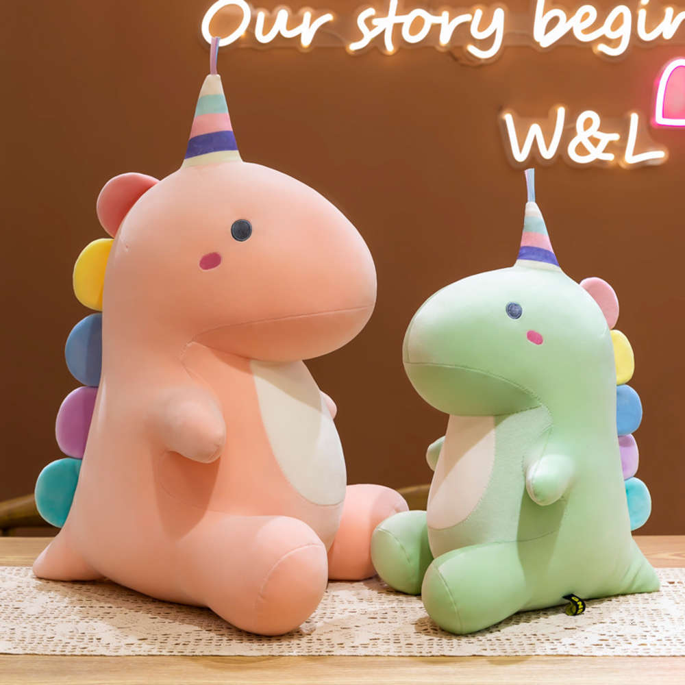 

candy dinosaur dolls cute dull plush toys for children, Blue
