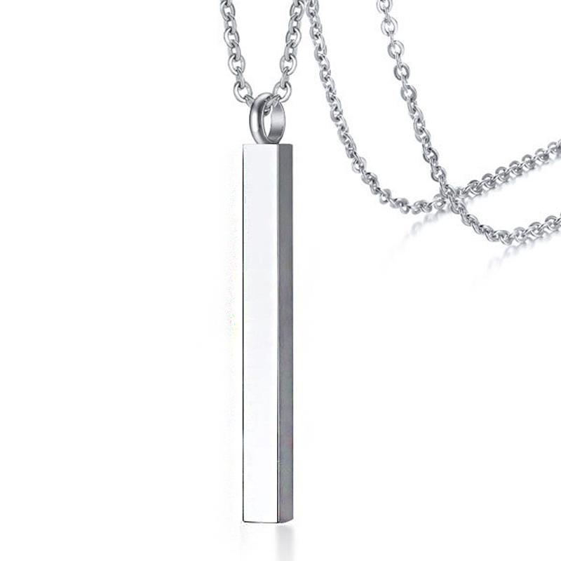 

Pendant Necklaces Women Perfume Bottle Necklace Stainless Steel Simple Can Be Opened Pendants Accessories Fashion Jewelry For Neck