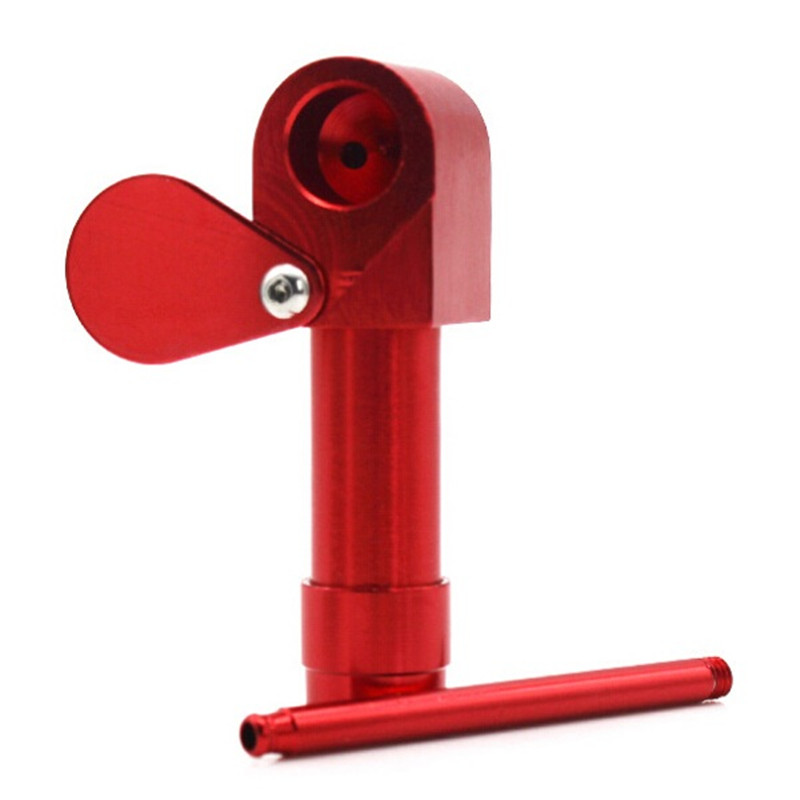 

Aluminum Alloy Mini Fashion Portable No Battery Detachable Metal Smoking tobacco Pipes Cigarette Accessories DHL free