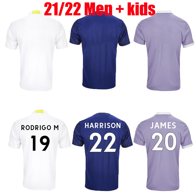 

Leeds 2021 2022 Soccer Jersey Men Kids Kit RAPHINHA PHILLIPS BAMFORD 21 22 Football Shirt Goalkeeper RODRIGO ROBERTS JAMES COOPER HARRISON Klich LLORENTE, Home kids kit