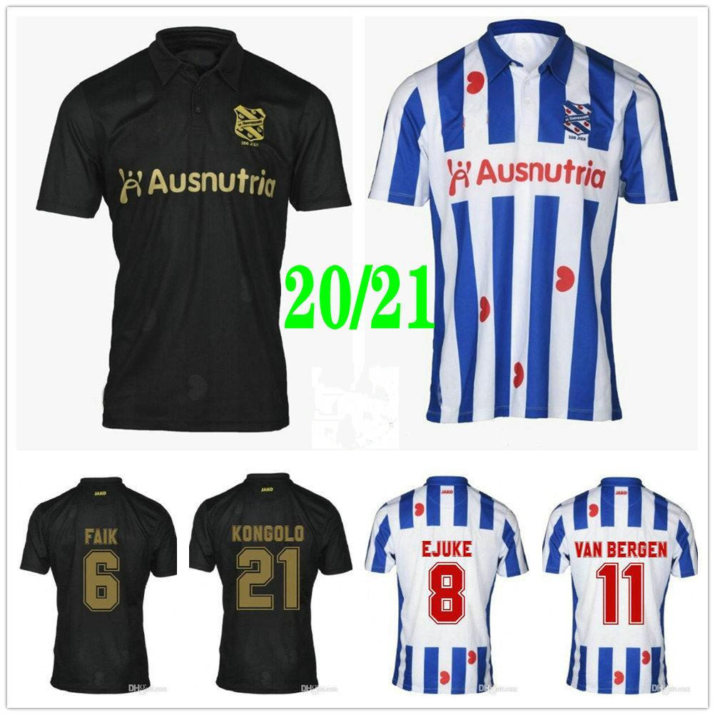 

2021 Heerenveen SC soccer jerseys Faik Veerman Kongolo Dresevic Maillot de Foot Football shirt Ejuke van Bergen calcio men