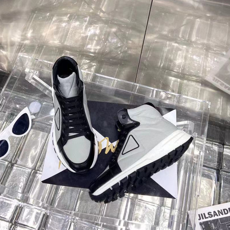 

High Top Sneakers for Women Wedges Casual Shoes Lace Up Fashion Street Style Female Shoes Leisure Shoes Trainers Luxury Brand, Black