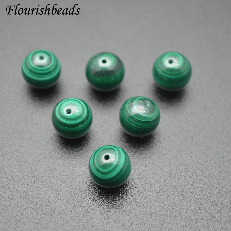 

Grade AA Green Malachite Stone Beads Half Hole for Earrings DIY Jewelry Making Necklace Bracelet Jewelry Findings Components