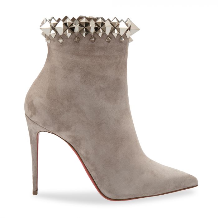 

2021S Paris designers shoes boot women's ankle boots red bottom high heels pumps Booty Chain black blue calfskin suede leather pointed toe sexy lady shoe 35-43EU