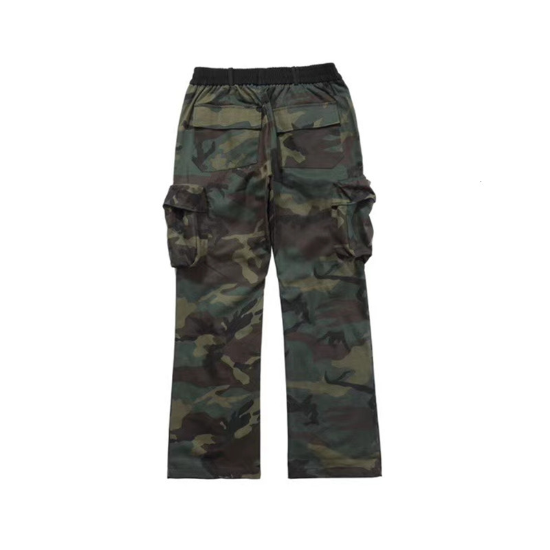 

2021 New High-quality Camouflage Pants Men Women 1:1 Joggers Camo Isecret Sweatpants Trousers Full Length Broadcloth H33q