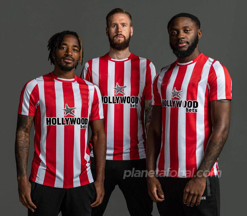 

FC Brentford 21 soccer jerseys home Fosu MBEUMO TONEY Dasilva Forss CANOS camisetas 2021 2022 maillot de foot adult men kit football shirts top thailand, Home+patch