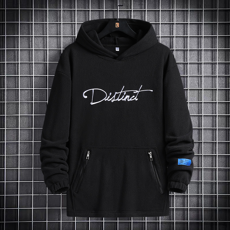 

2021 Men's Autumn Winter Hot Sale Printed Fashion Warm Hoodie Hip Hop Casual Sweatshirt New Tracksuit Male Big Size Jwar, Black