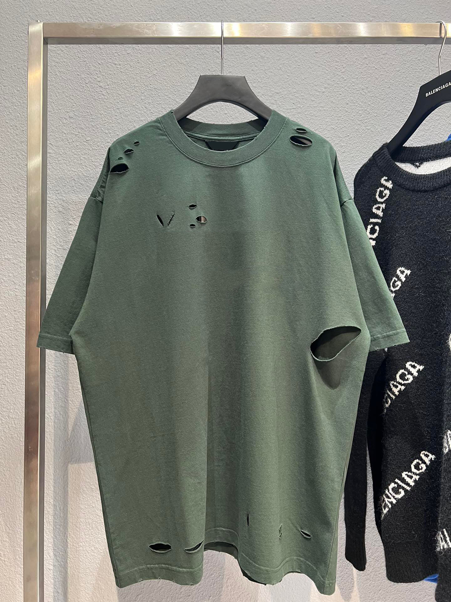 

New AOP jacquard letter knitted sweater in autumn / winter 2022 Custom jacquard knitting machine enlarged detail crew neck cotton ek8 Sweatshirt e2w