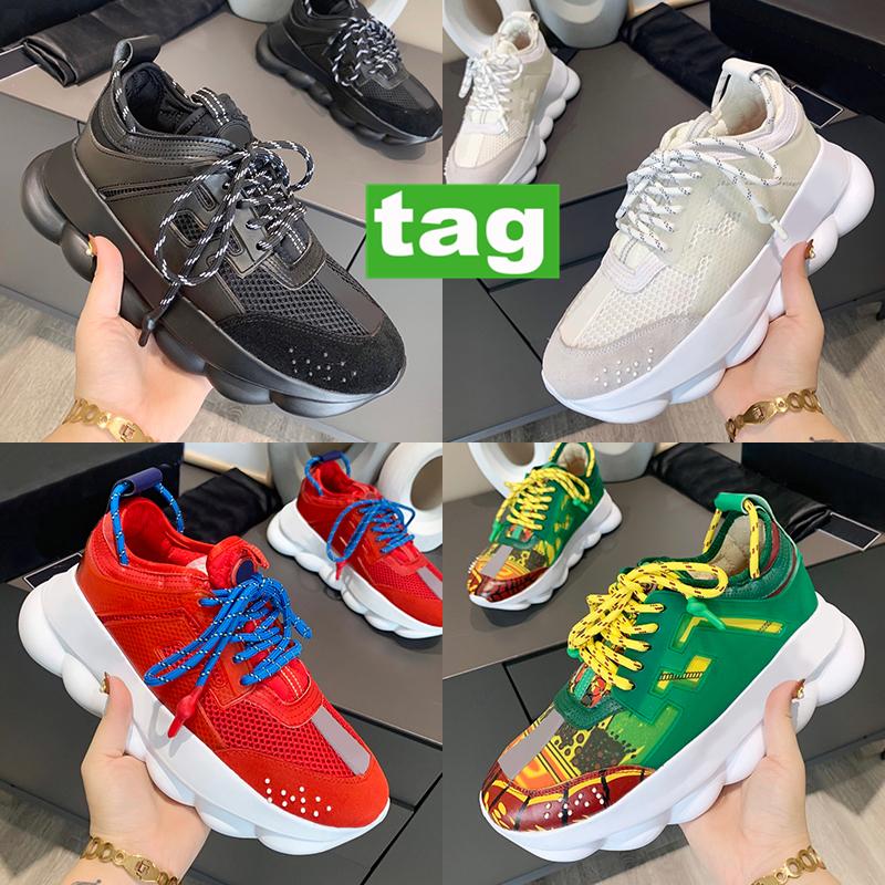 

Fashion Reflective Height Reaction Sneakers Men Women Casual Shoes Triple Black White Red Yellow Multi-color Suede Spotted New Topshop999, 23.black red