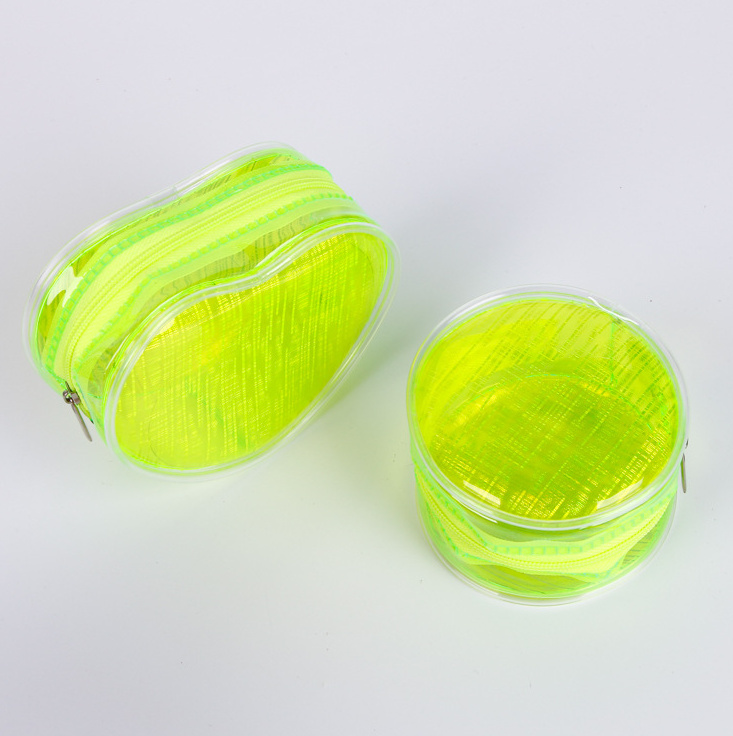 

HBPPVC Cylinder Zippered Bag Transparent Soft Rubber Environmental Round Watch Change Packaging Bag Transparent PVC Bag#3322