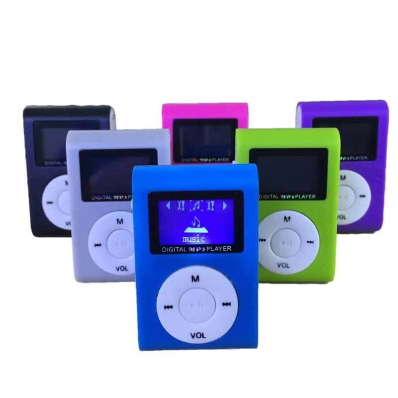 

& MP4 Players Small Size Portable MP3 Player Mini LCD Screen Music Support 32GB TF Card Gift