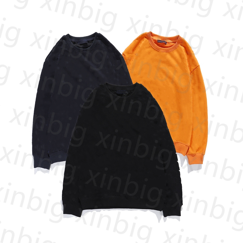 

New Wool Letters Sweater womens designer Printed Men And Women Sweatshirts Autumn Spring Long Sleeve Shirts Size S-XL, Black